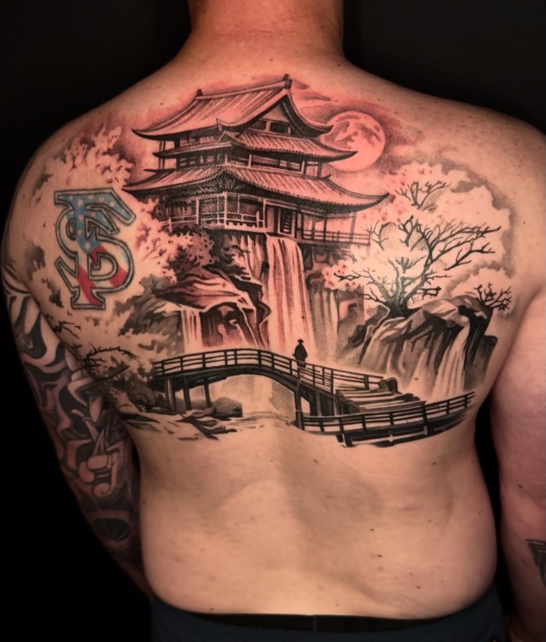 Tattoo by @elijahforstertattoos โ japanese_irezumi, black_and_grey