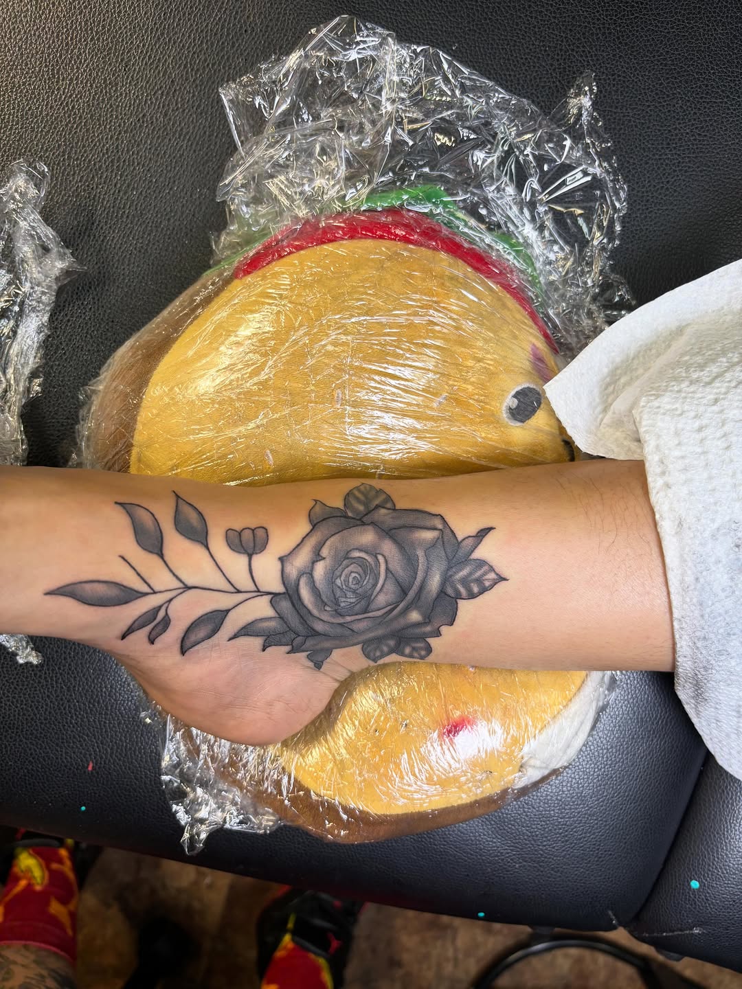 Tattoo by @inkys_ink — black_and_grey, realism