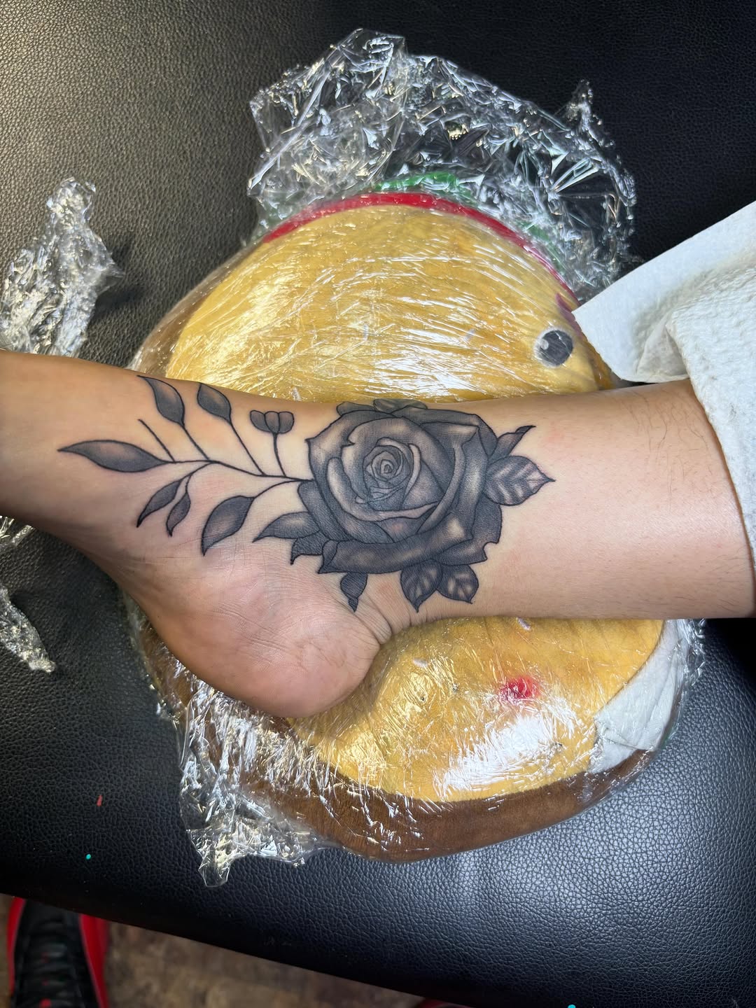 Tattoo by @inkys_ink — black_and_grey, realism