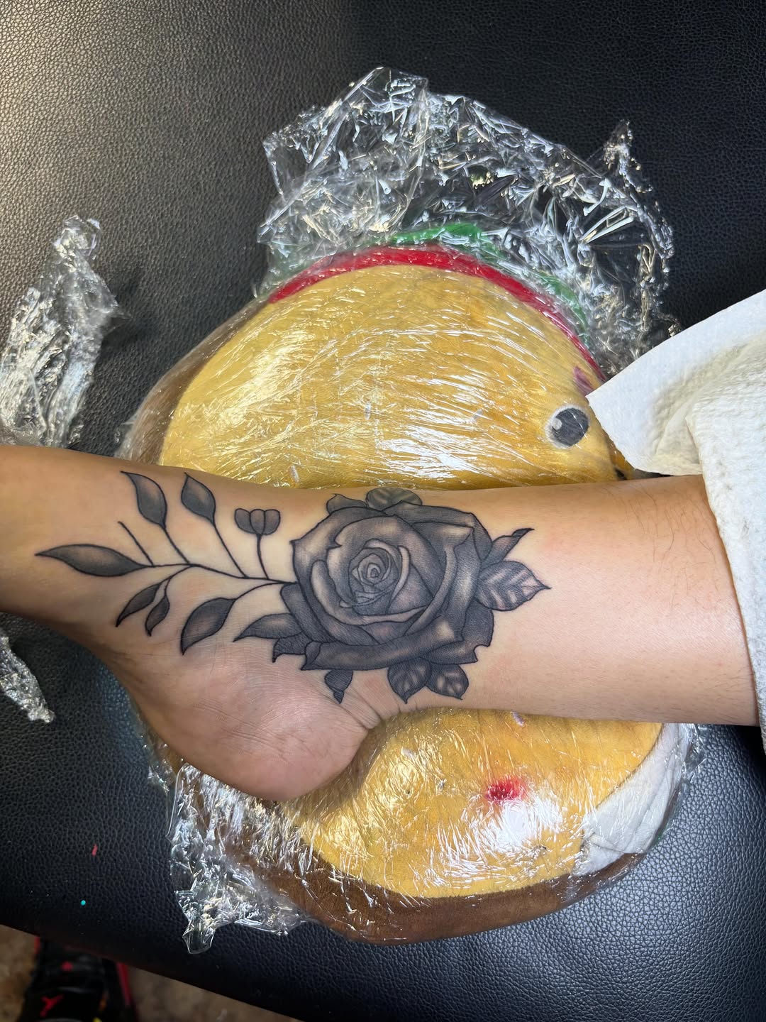 Tattoo by @inkys_ink — black_and_grey, realism