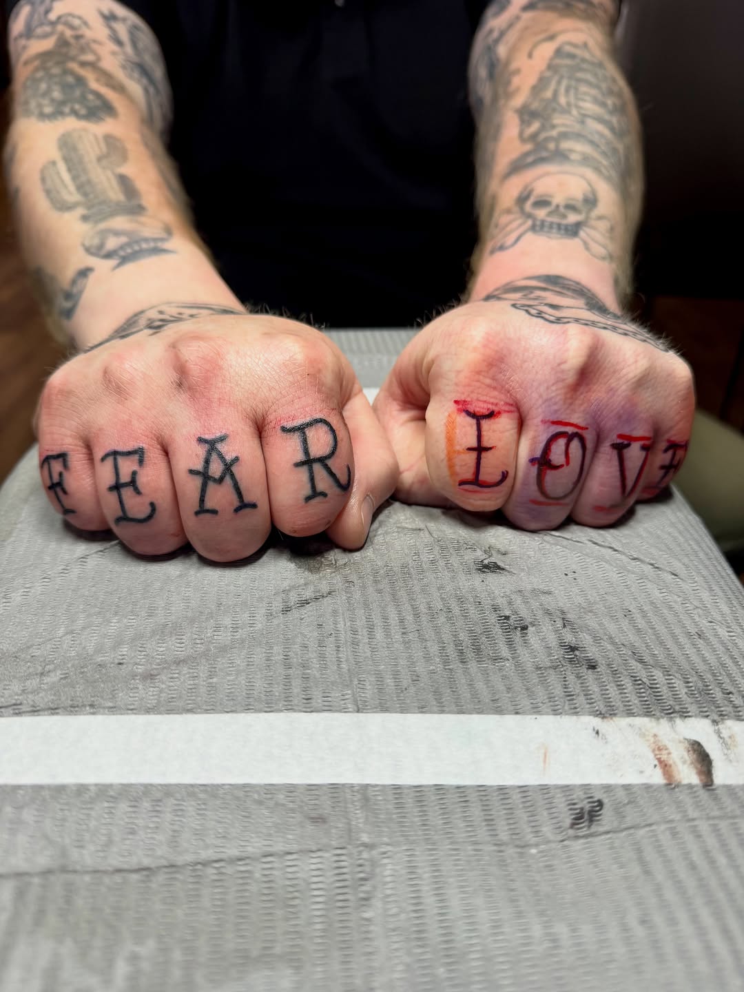 Tattoo by @joebeartattoo β lettering_script, ignorant