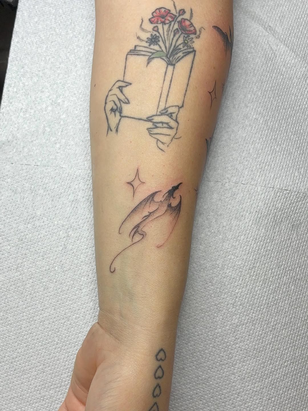 Tattoo by @pebbles.iv — fine_line, minimalist
