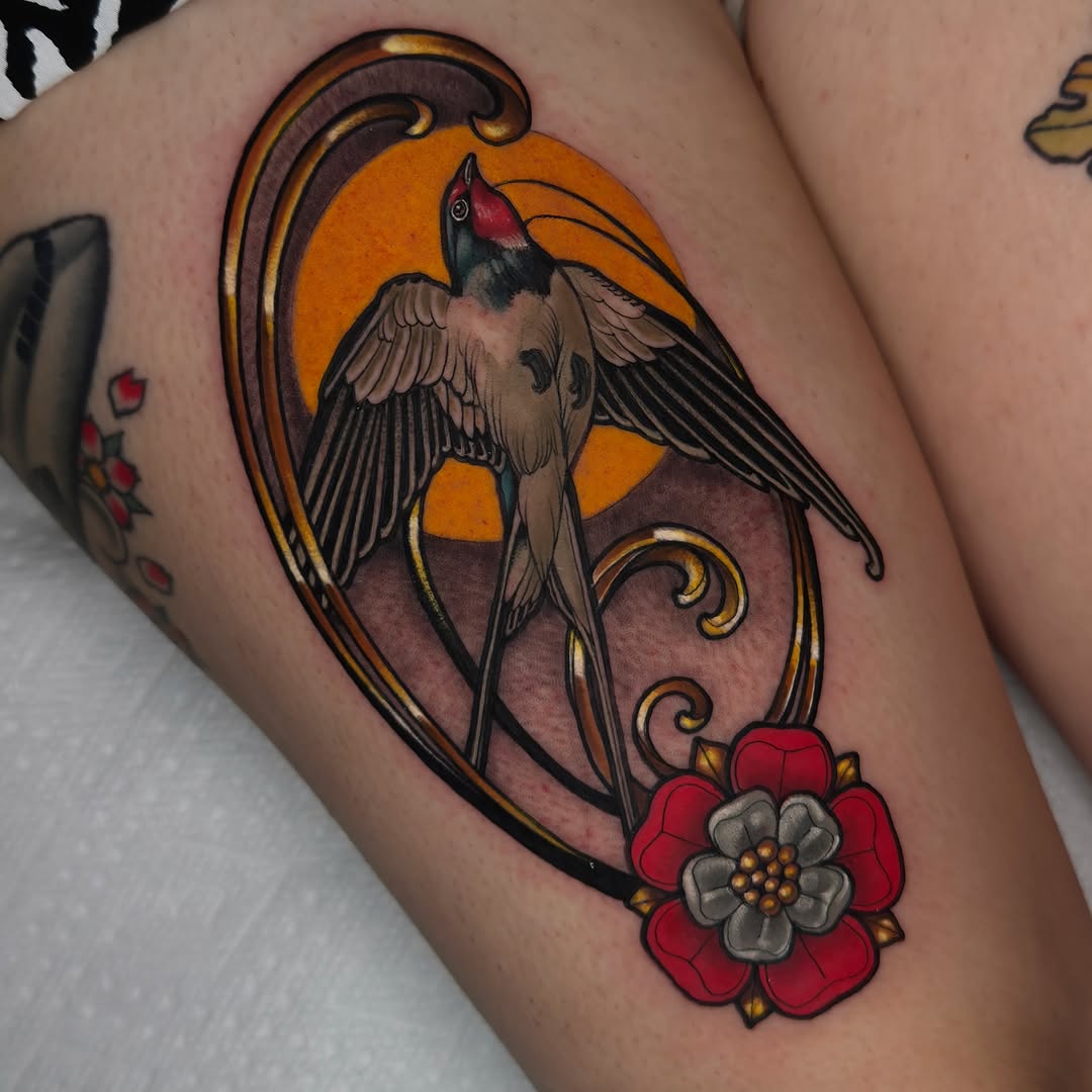 Tattoo by @goldenheartco_tattoos — neo_traditional