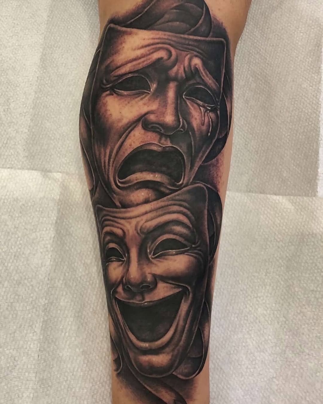 Tattoo by @dboy_87 โ realism, black_and_grey