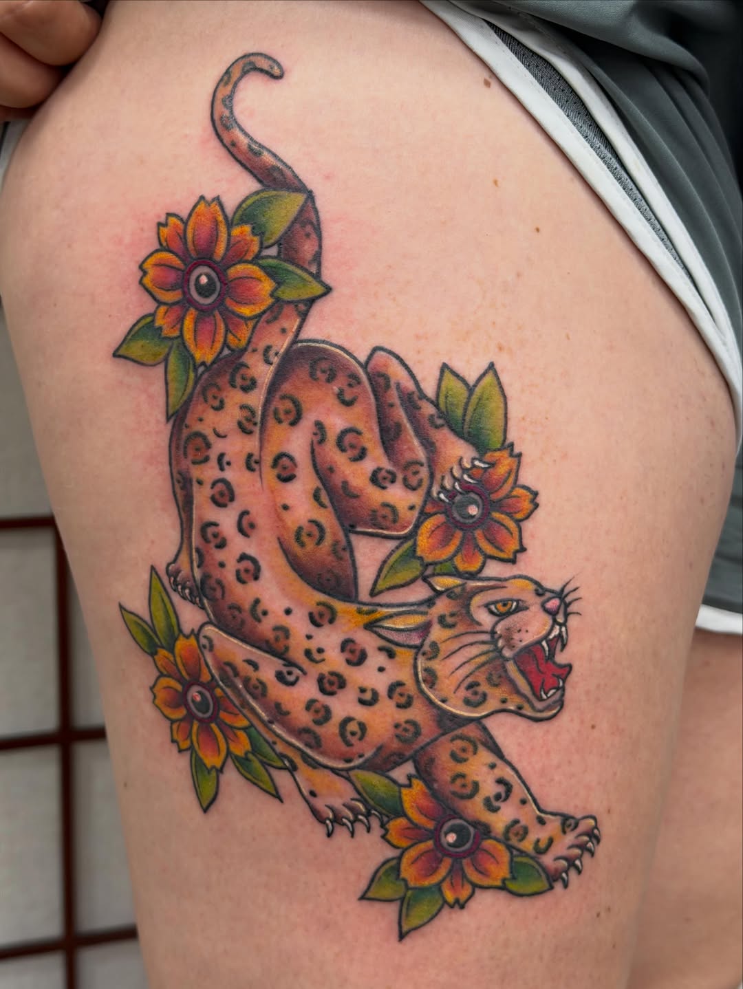Tattoo by @smilemoretattoos — american_traditional, illustrative