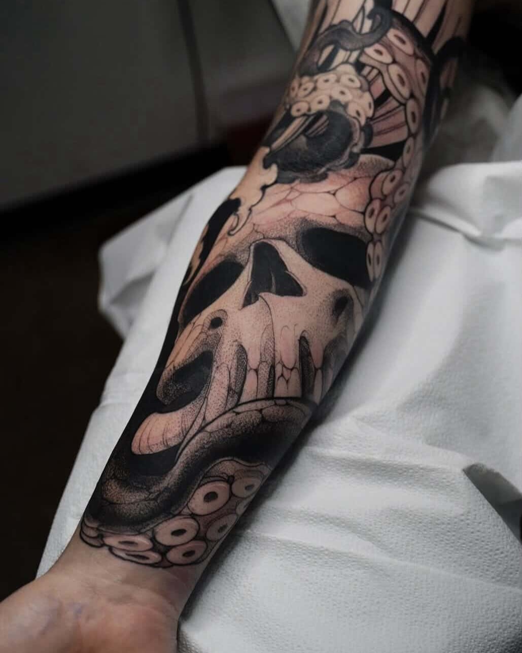 Tattoo by @tattoosbyale_ — black_and_grey, realism