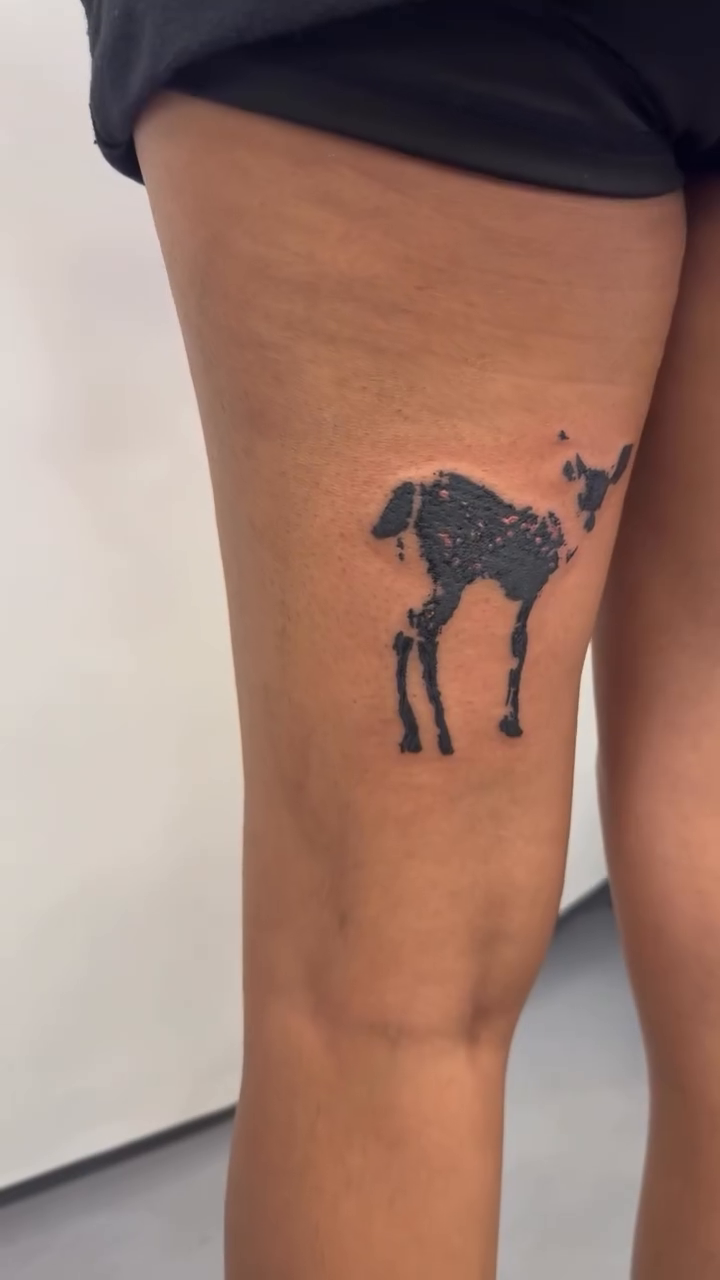 Tattoo by @joeytattoooo — illustrative, dotwork