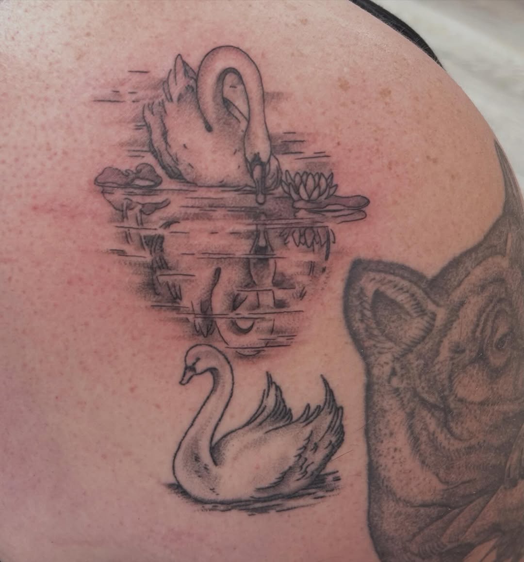 Tattoo by @redtattoos518 — illustrative, black_and_grey