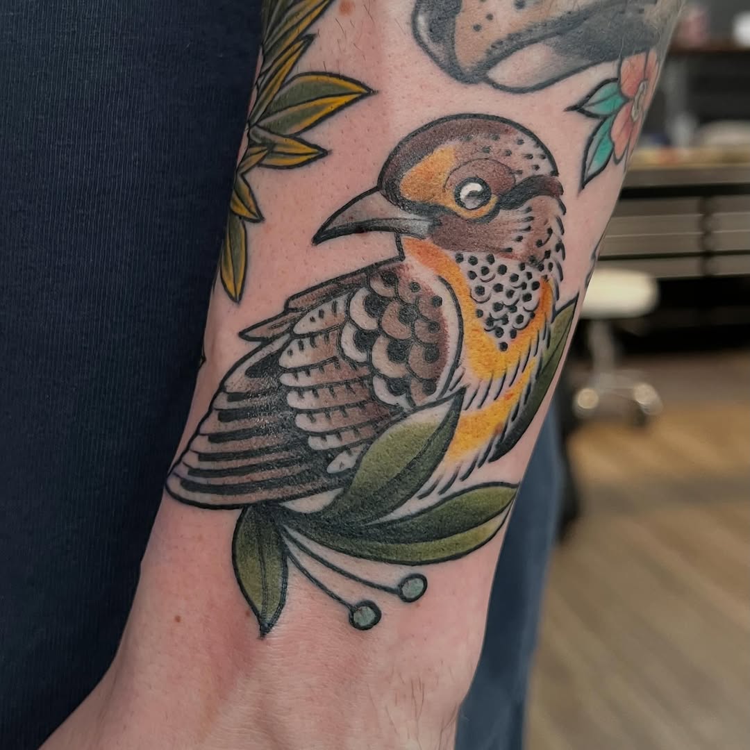 Tattoo by @kyleolson — american_traditional, illustrative
