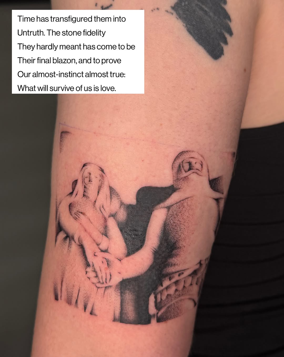 Tattoo by @mxminks โ realism, black_and_grey