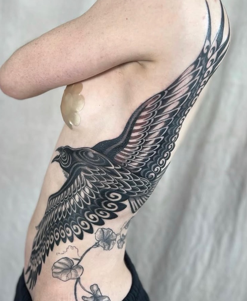 Tattoo by @katnoirink โ black_and_grey, realism