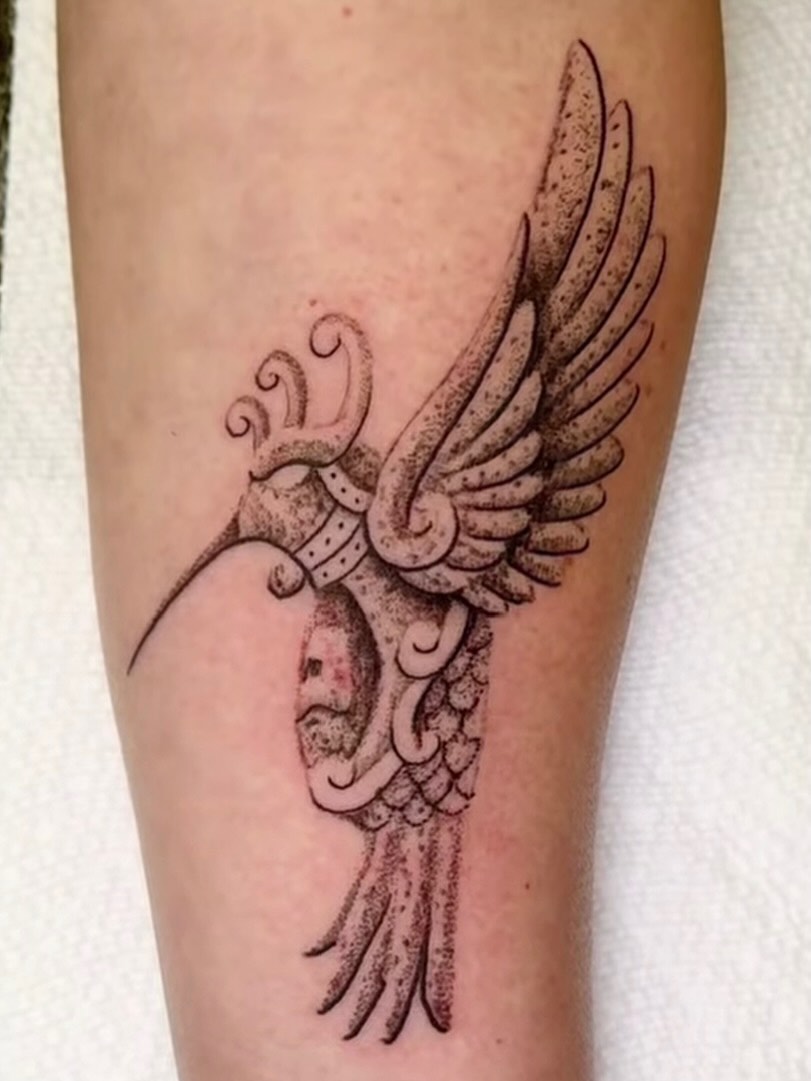 Tattoo by @tattoosby.ruben — black_and_grey, dotwork