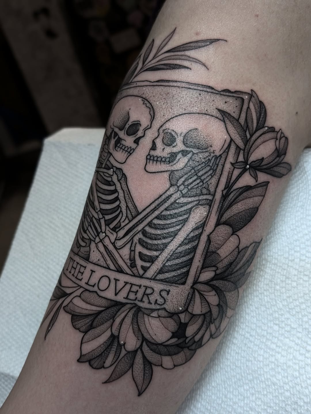 Tattoo by @kattiebaby β black_and_grey, lettering_script