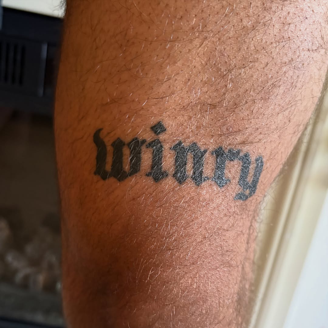 Tattoo by @winrytattoome — lettering_script