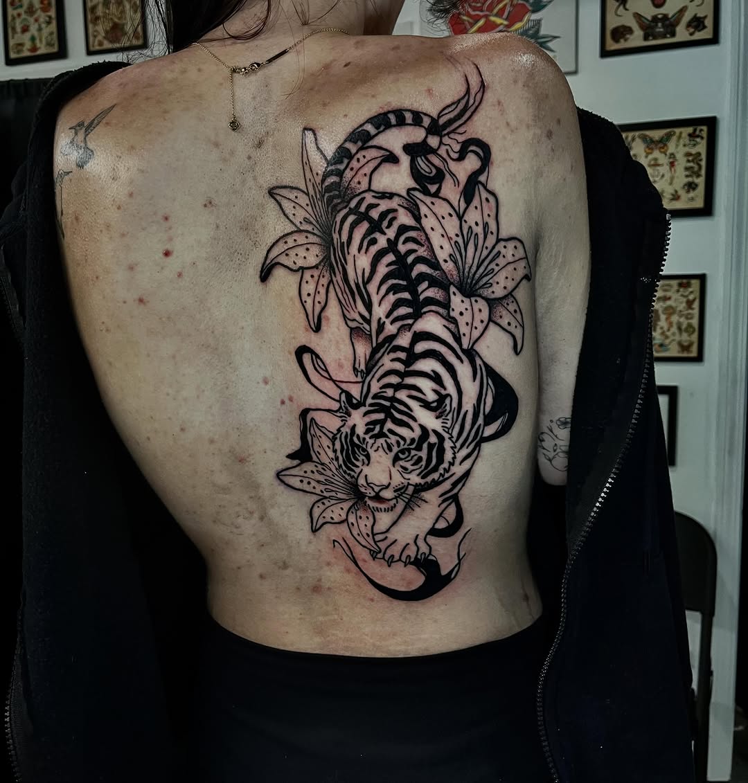 Tattoo by @mccubbinks — blackwork