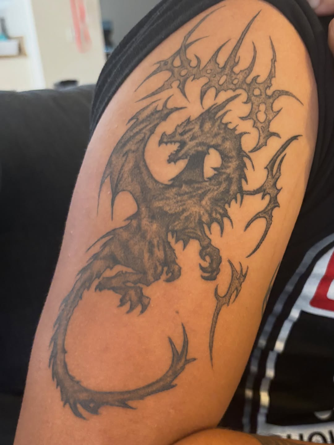 Tattoo by @winrytattoome — black_and_grey