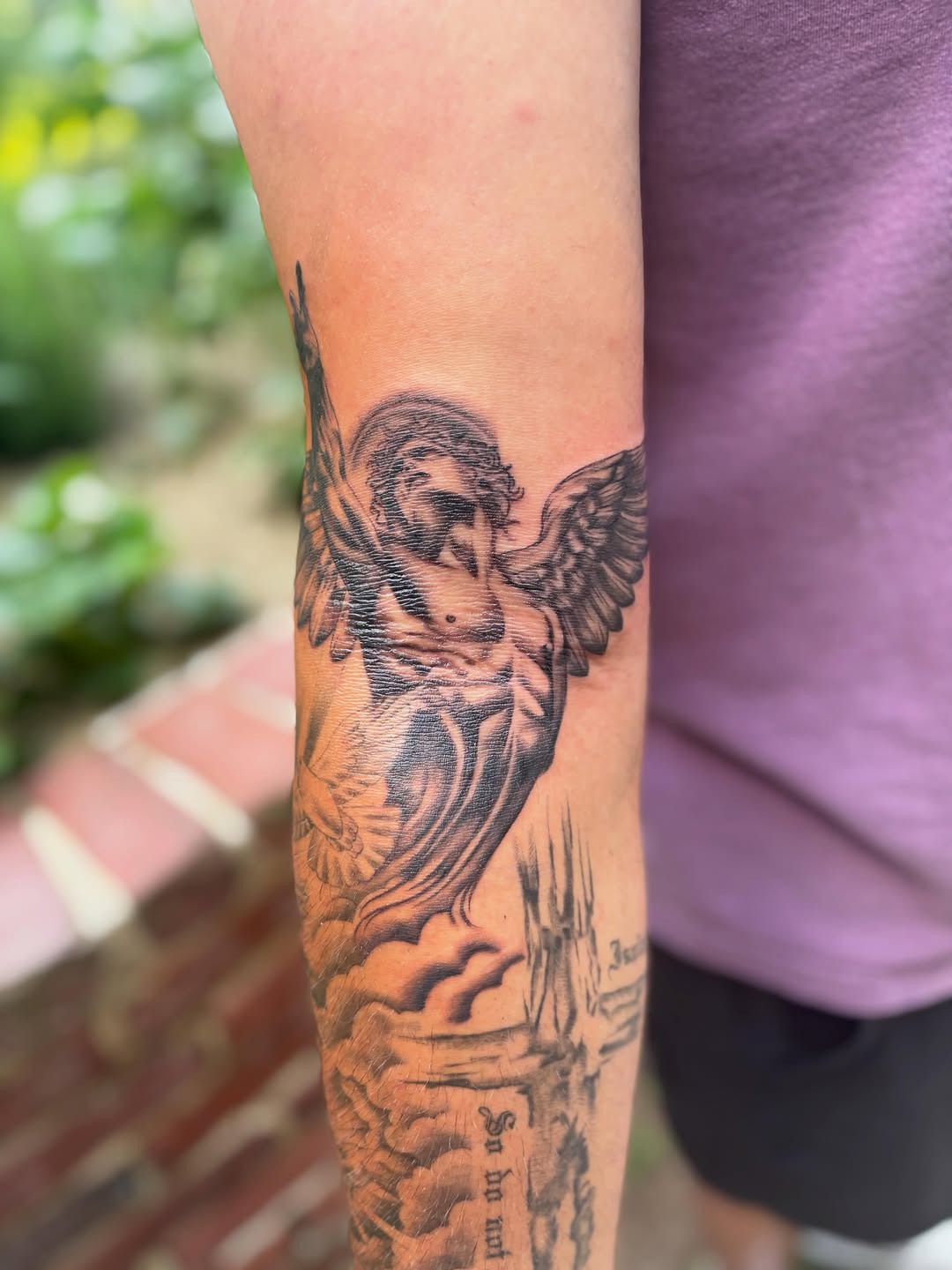 Tattoo by @jaded.artxx — black_and_grey, realism