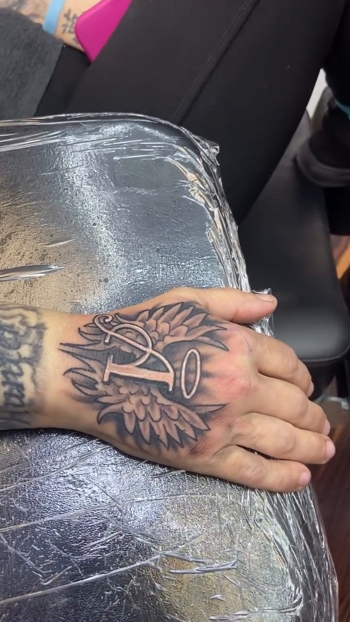 Tattoo by @shearnenator — black_and_grey, illustrative