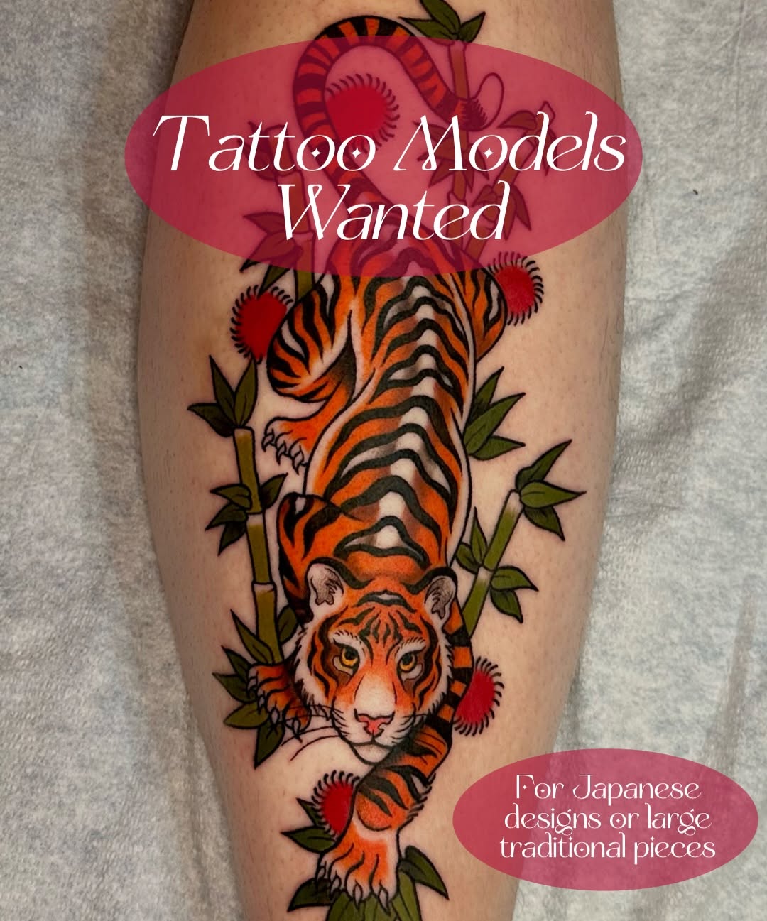 Tattoo by @malerietattoos โ japanese_irezumi, american_traditional