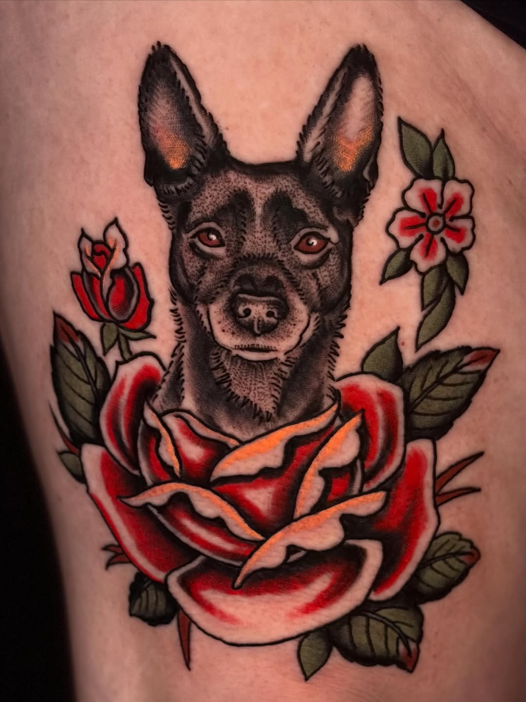 Tattoo by @frankphoenix — american_traditional, realism
