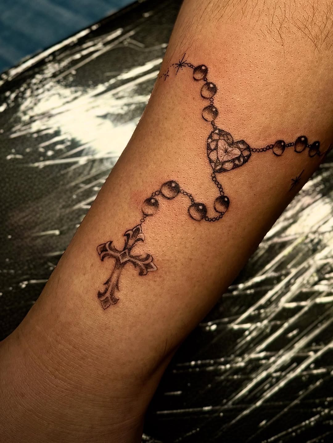Tattoo by @needlenikki — fine_line, black_and_grey