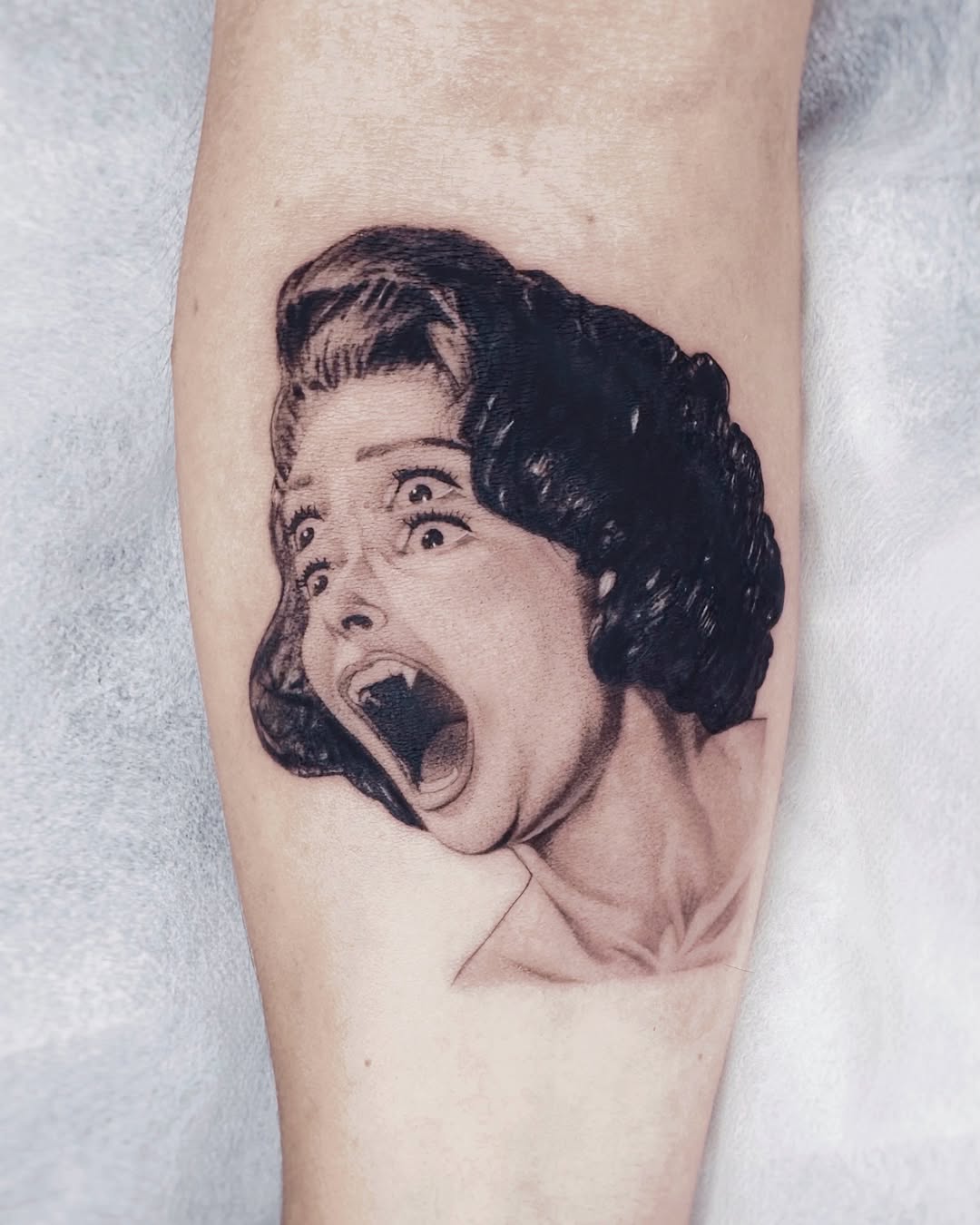 Tattoo by @lucyy.inked โ realism, dark_realism