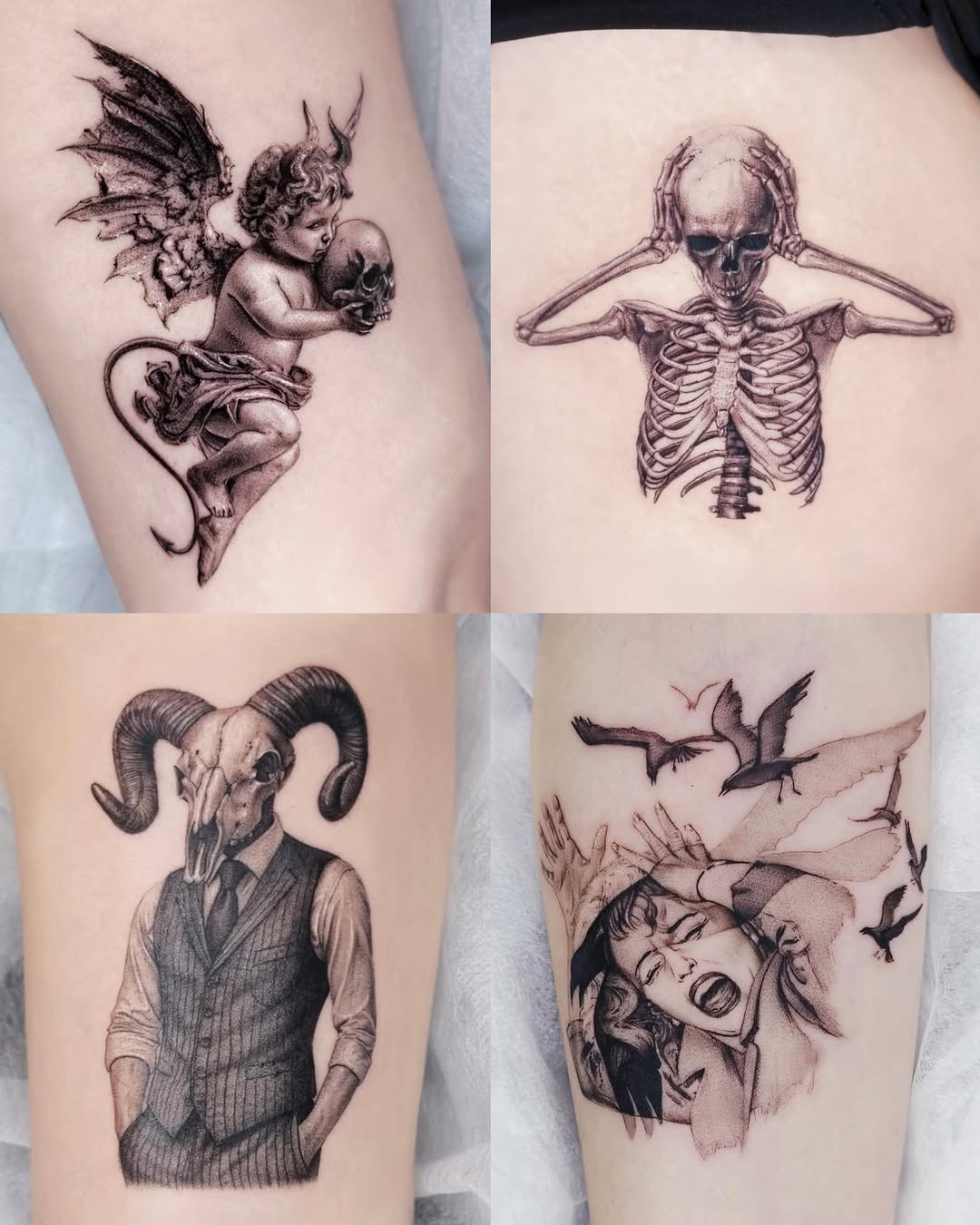 Tattoo by @lucyy.inked โ realism, dark_realism
