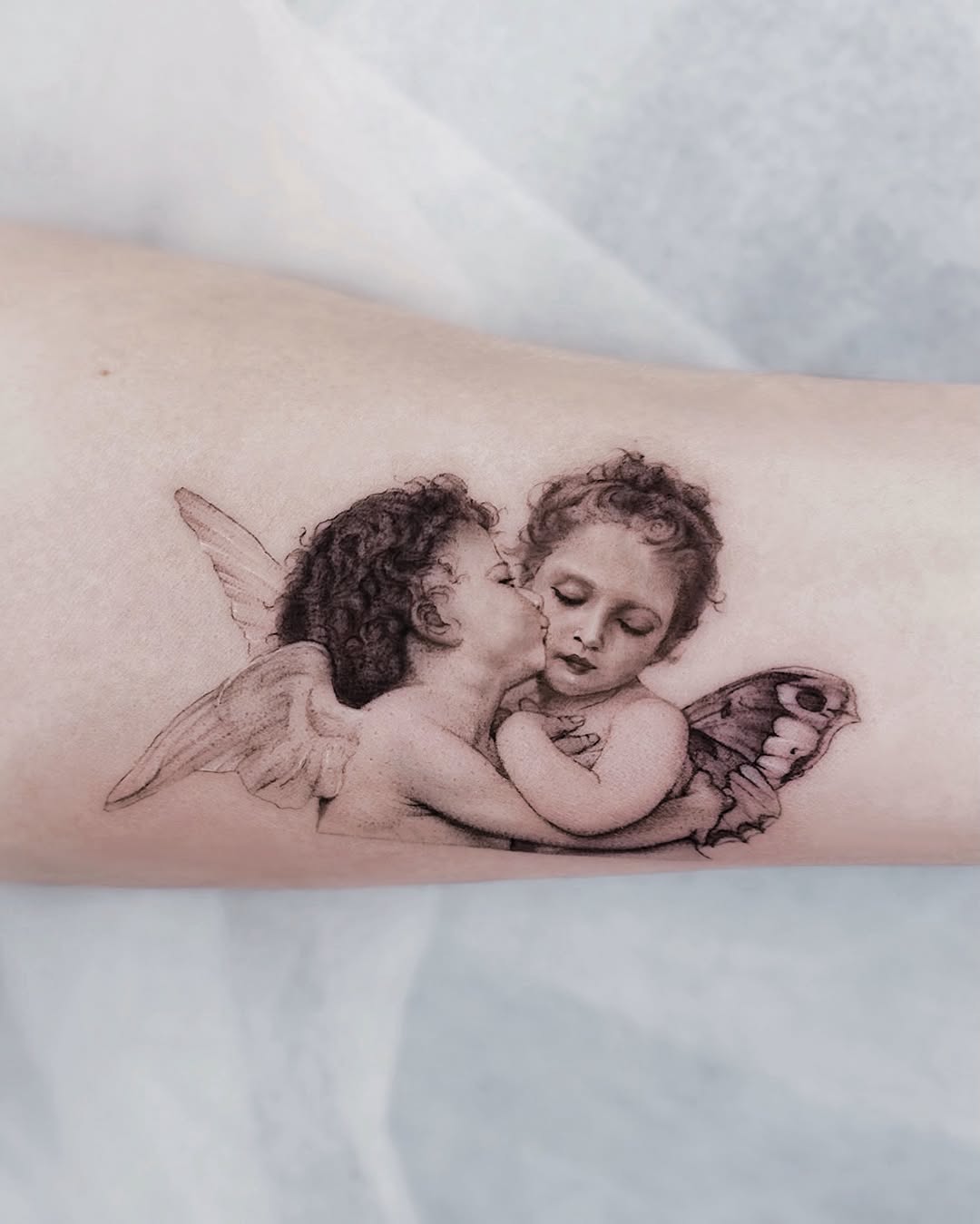 Tattoo by @lucyy.inked โ realism, black_and_grey