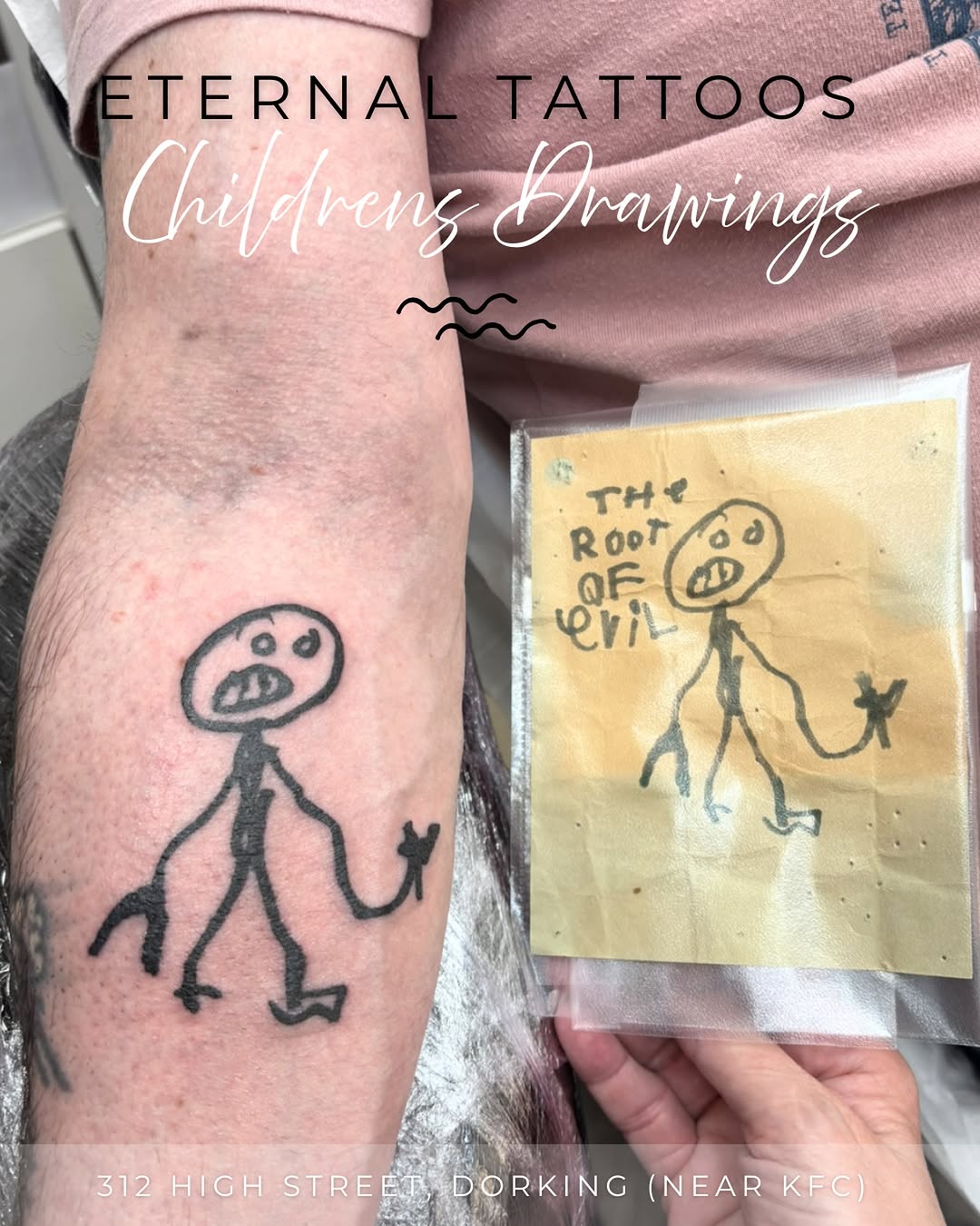 Tattoo by @rutheternal — sketch