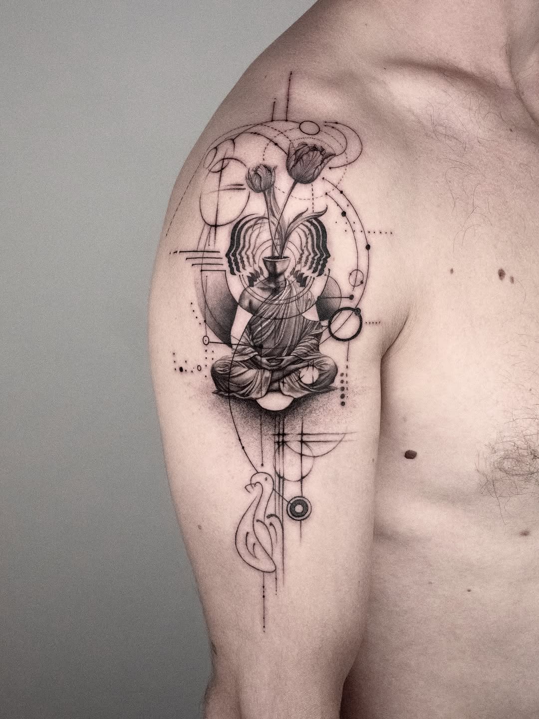 Tattoo by @johny_bozoki — geometric