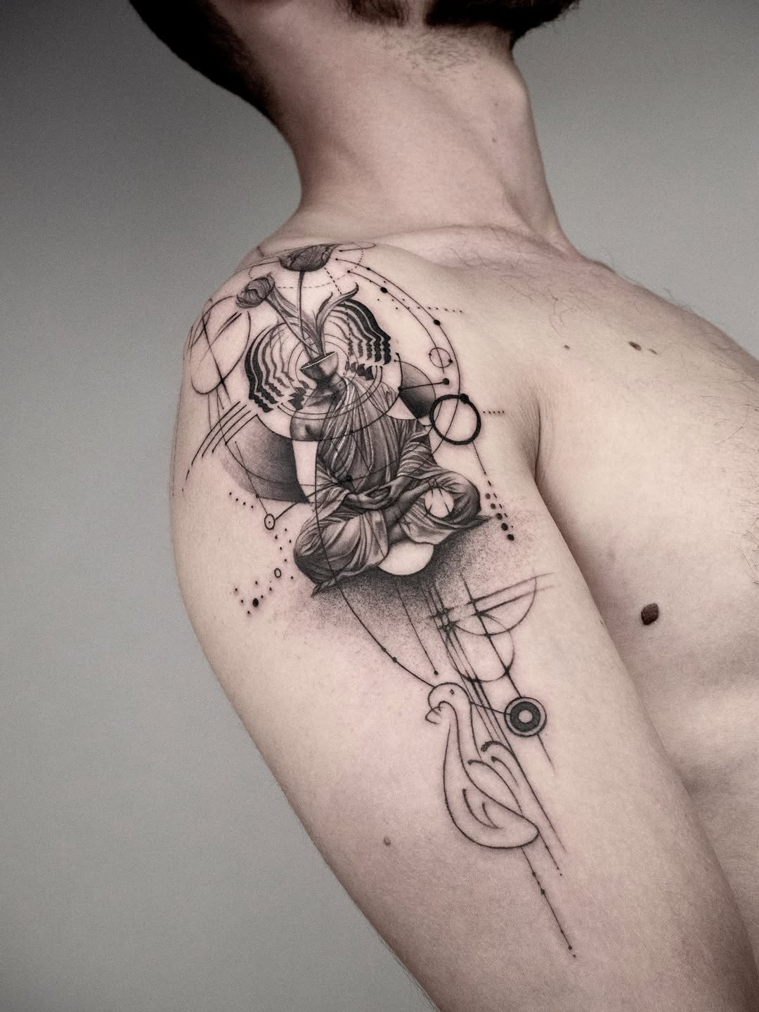 Tattoo by @johny_bozoki — geometric