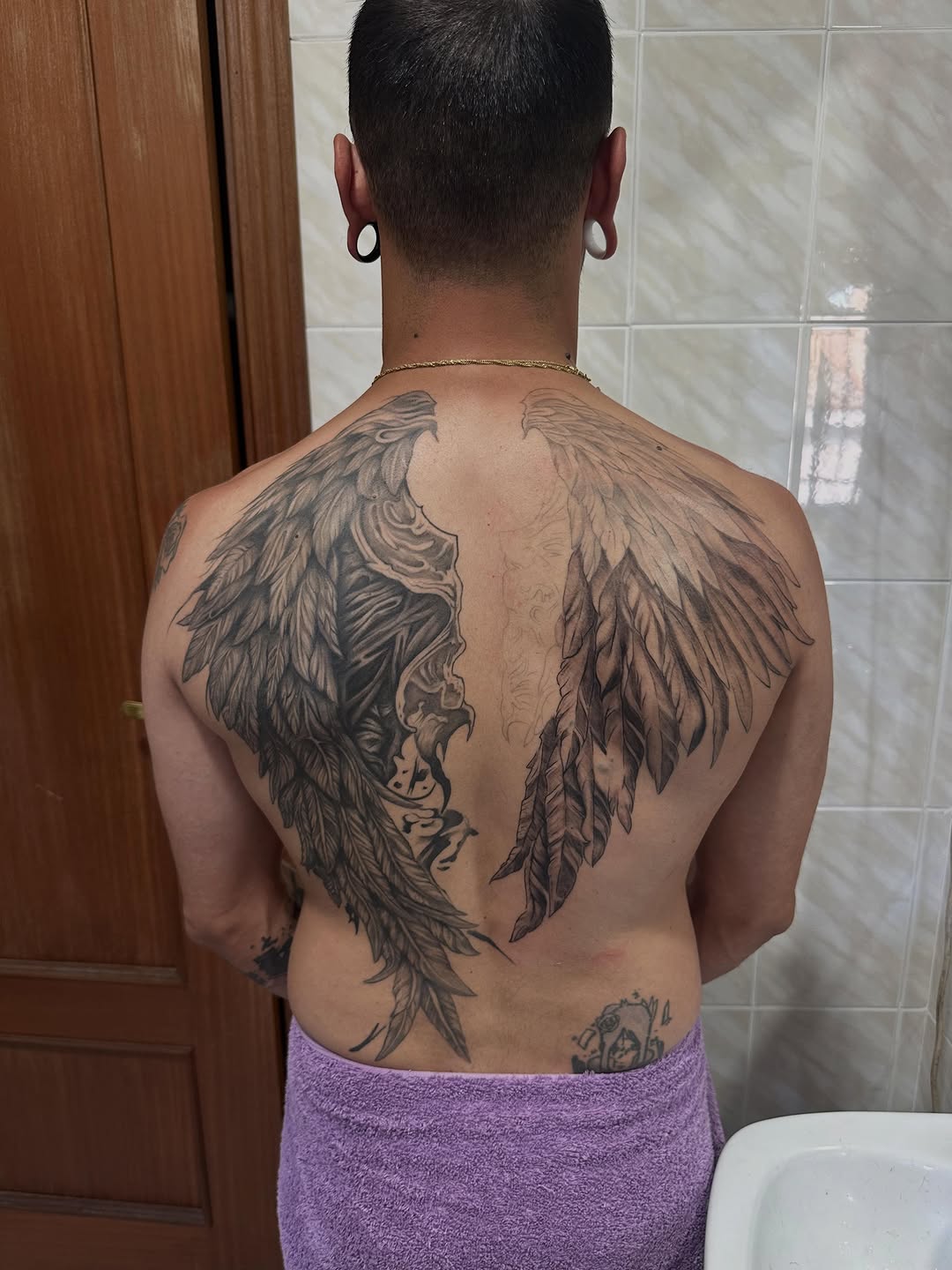 Tattoo by @kunaytattoo_ — black_and_grey, realism