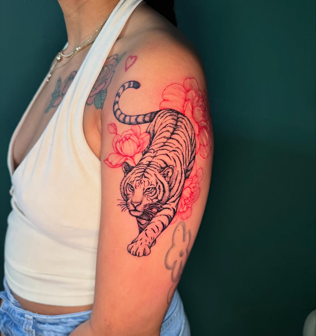 Tattoo by @pandora.inkk — illustrative, black_and_grey