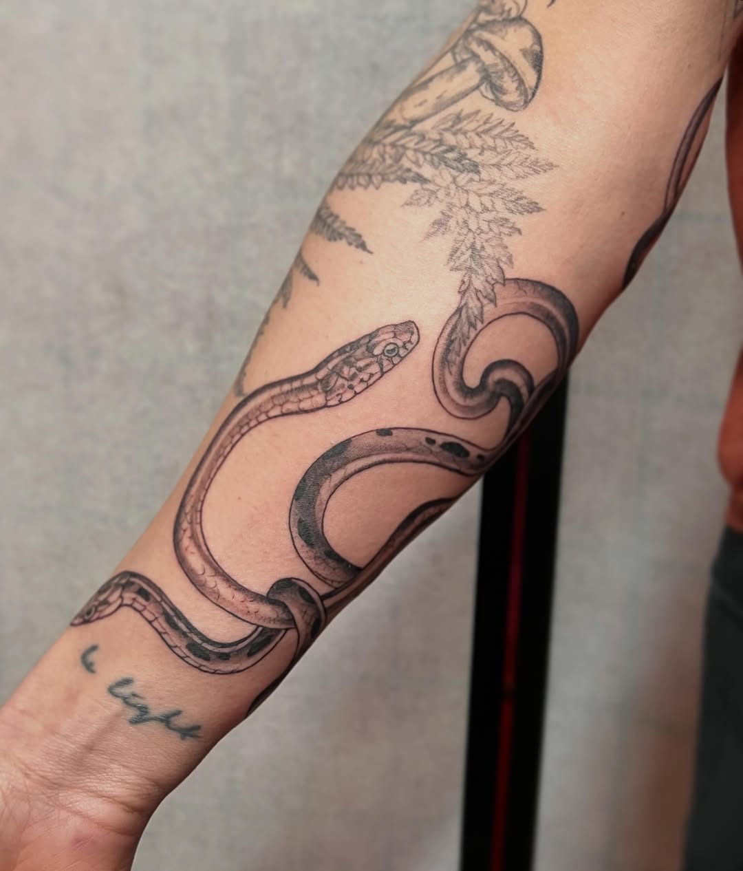 Tattoo by @zoeloutattoo — realism, black_and_grey