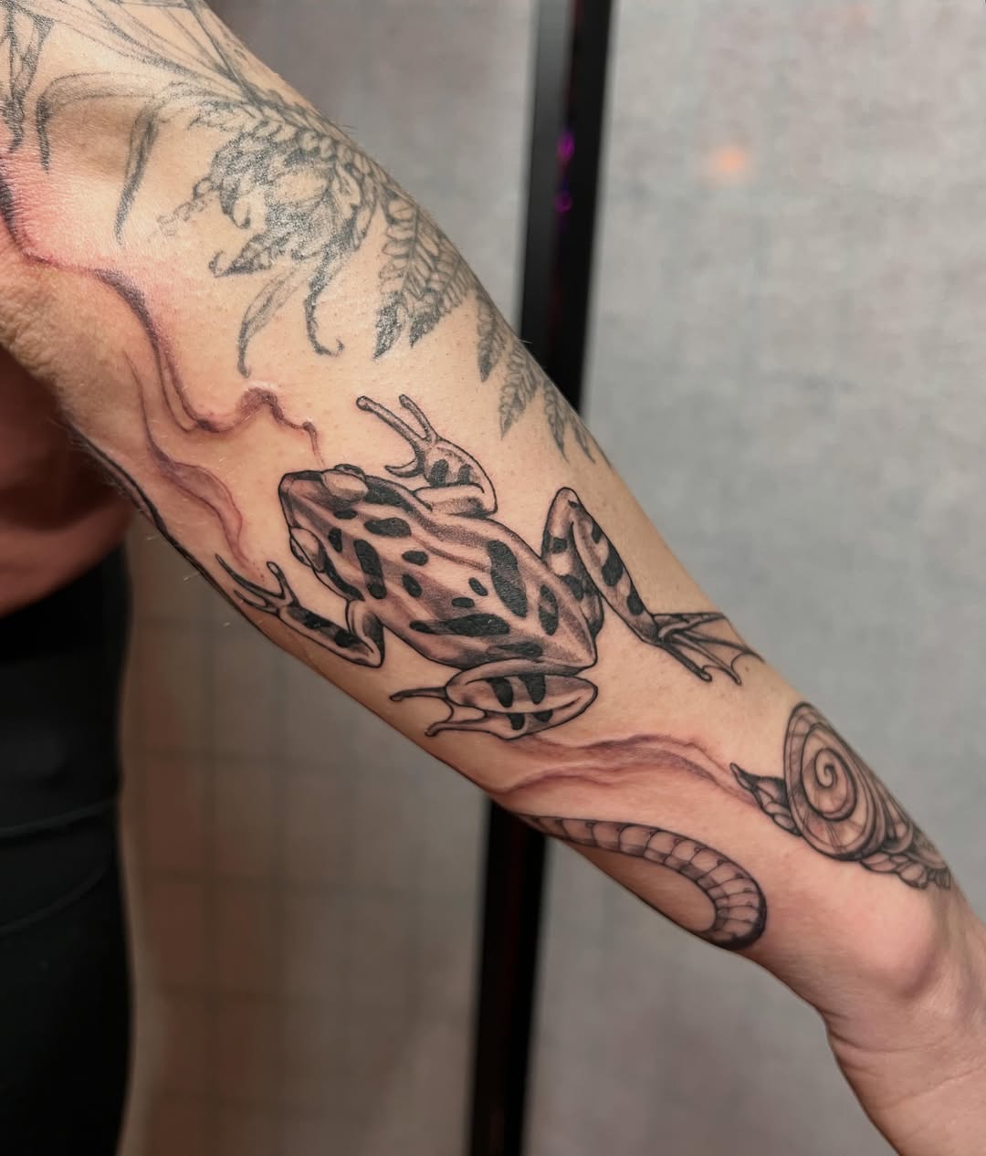 Tattoo by @zoeloutattoo — realism, black_and_grey