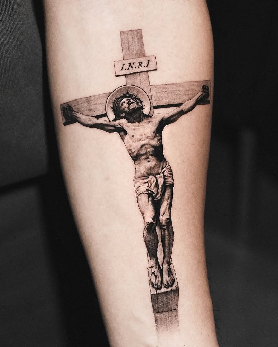 Tattoo by @kidneedle_tattoo β realism, black_and_grey