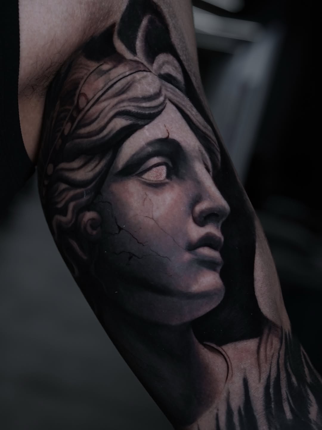 Tattoo by @rene_artt — realism, black_and_grey