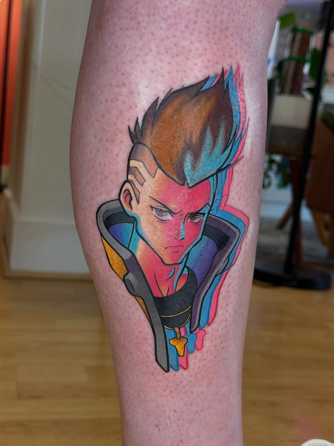 Tattoo by @mandyfostertattoos — illustrative, anime