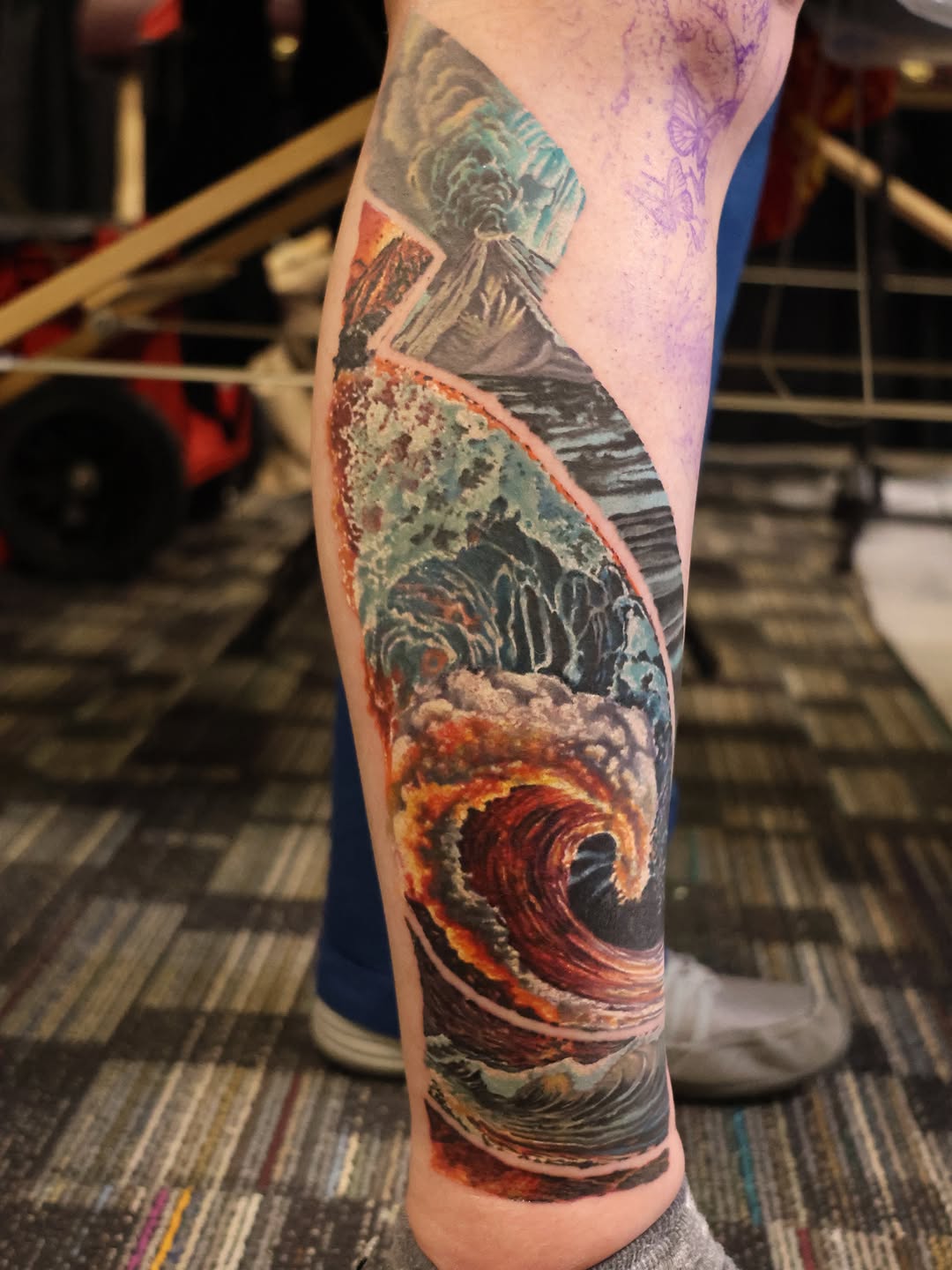 Tattoo by @dragonflytattoostudio — realism, trash_polka