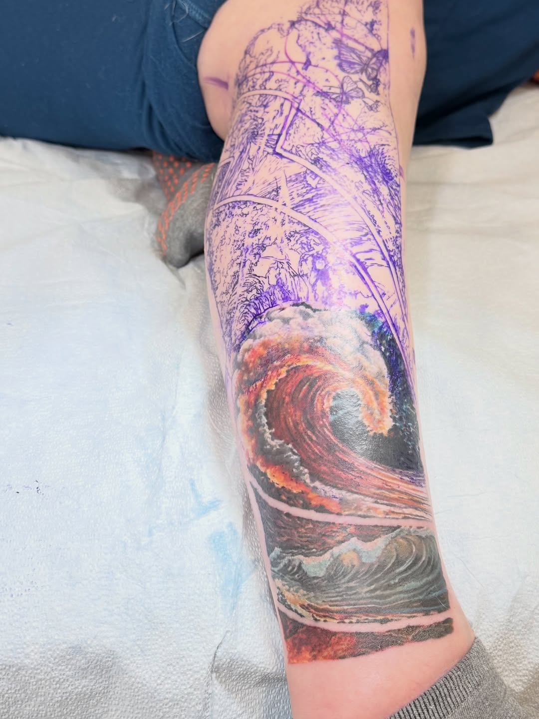 Tattoo by @dragonflytattoostudio — realism, trash_polka