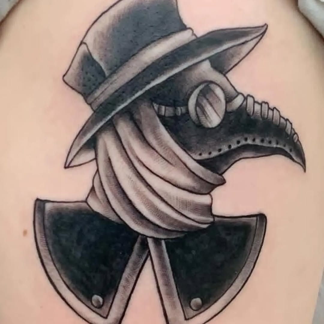 Tattoo by @electricpagan — black_and_grey, realism