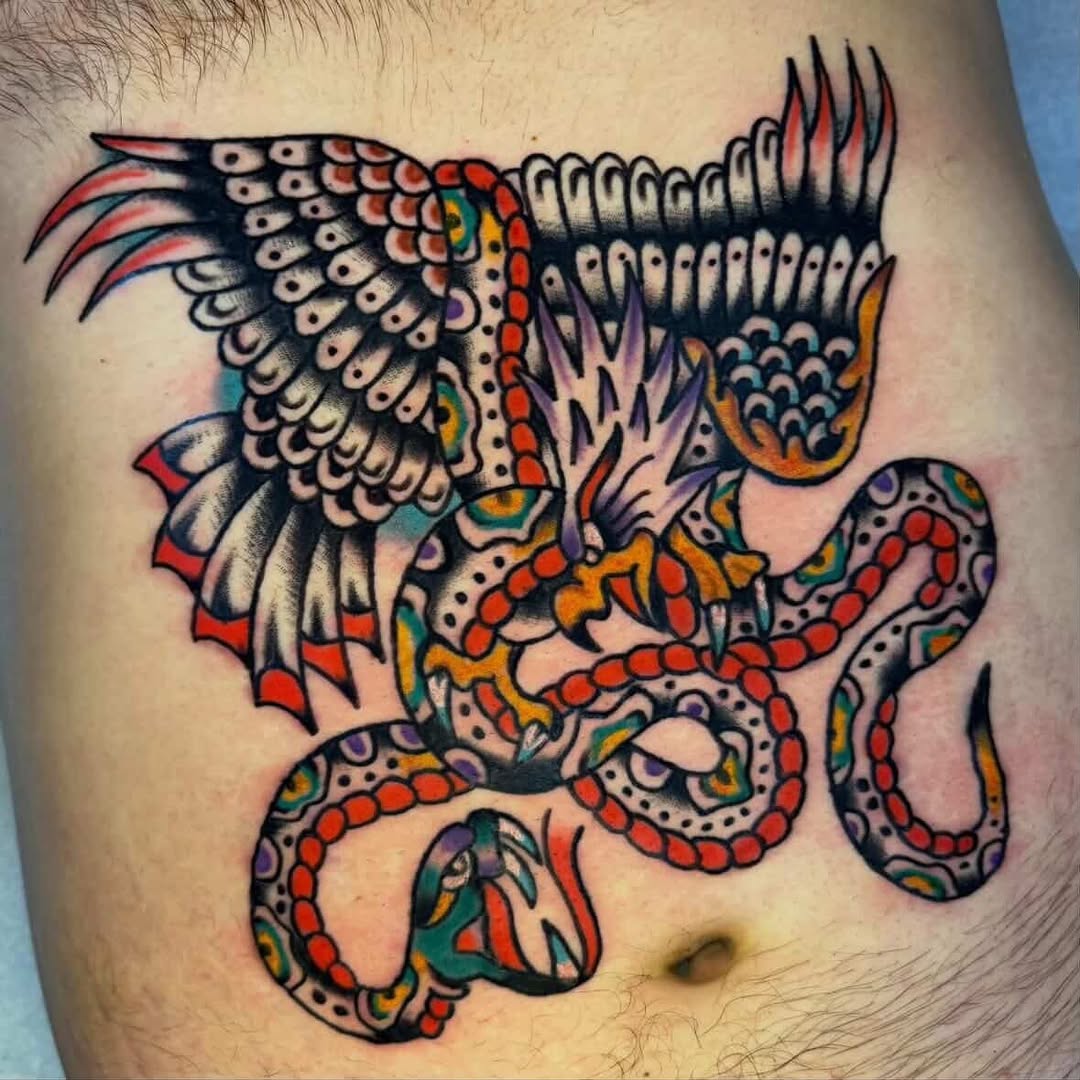 Tattoo by @emil.dz.tattoo โ american_traditional, illustrative