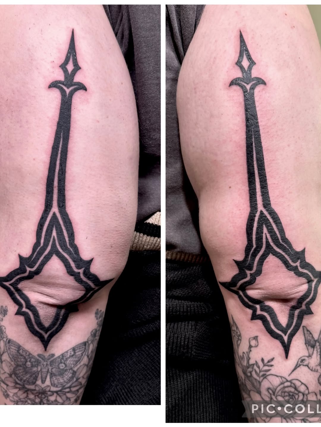 Tattoo by @inkofeden — blackwork