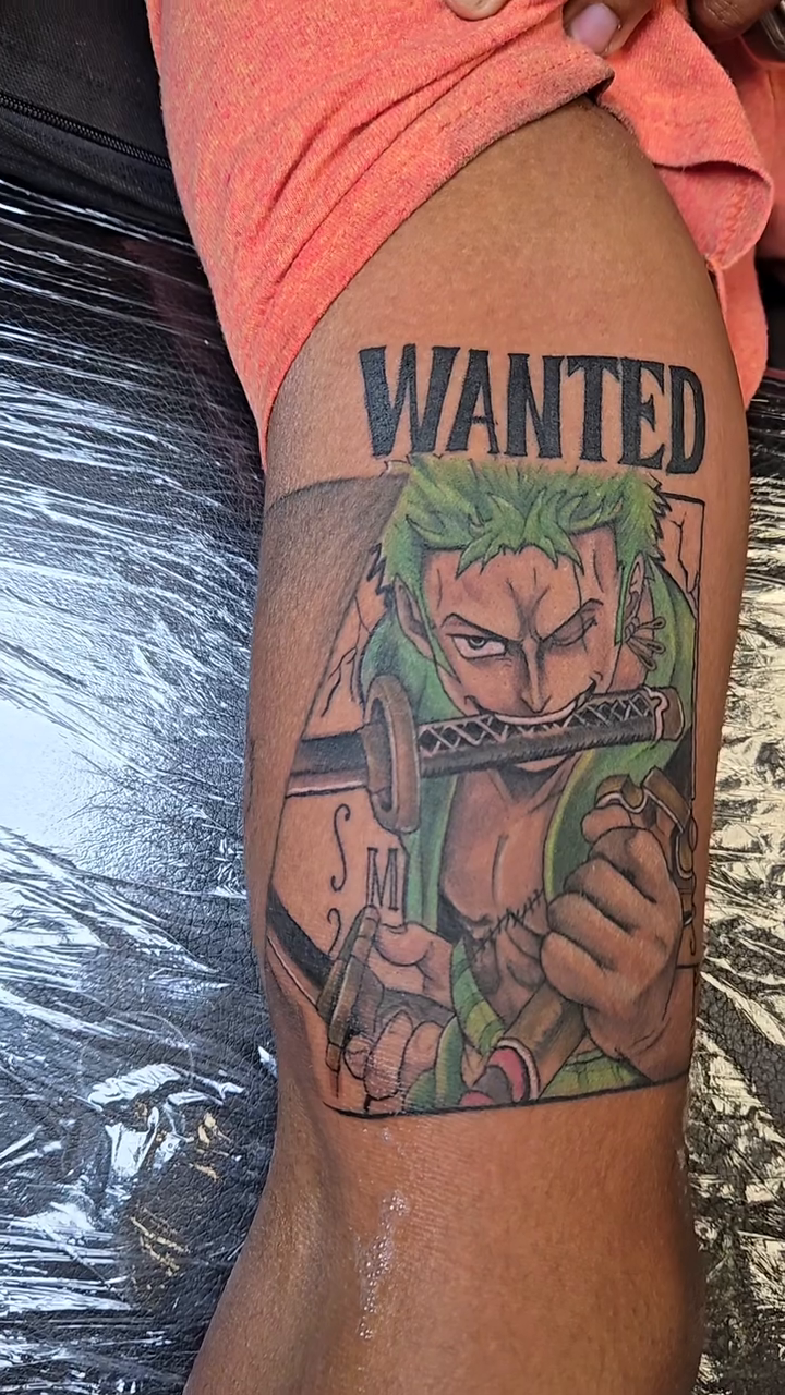 Tattoo by @lee__styles__ — anime