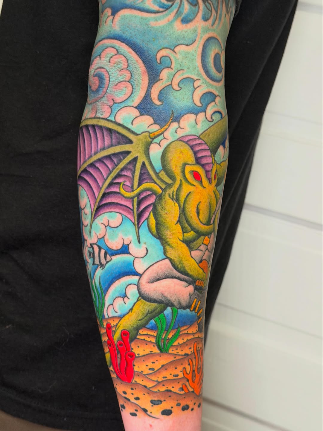 Tattoo by @_barnhill_ — japanese_irezumi, new_school