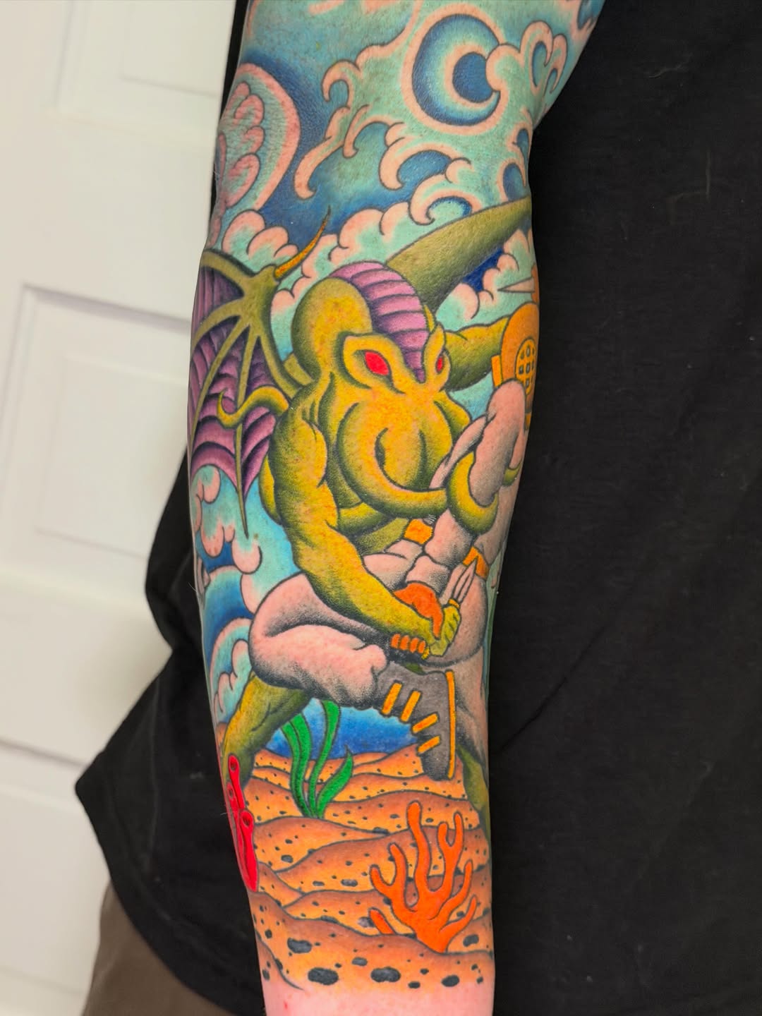 Tattoo by @_barnhill_ — new_school, japanese_irezumi