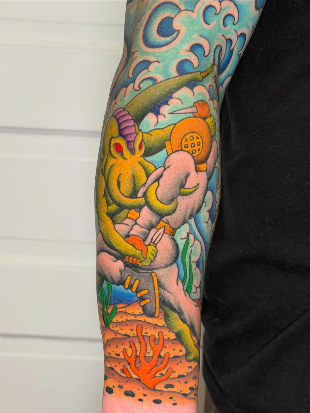 Tattoo by @_barnhill_ — japanese_irezumi, new_school