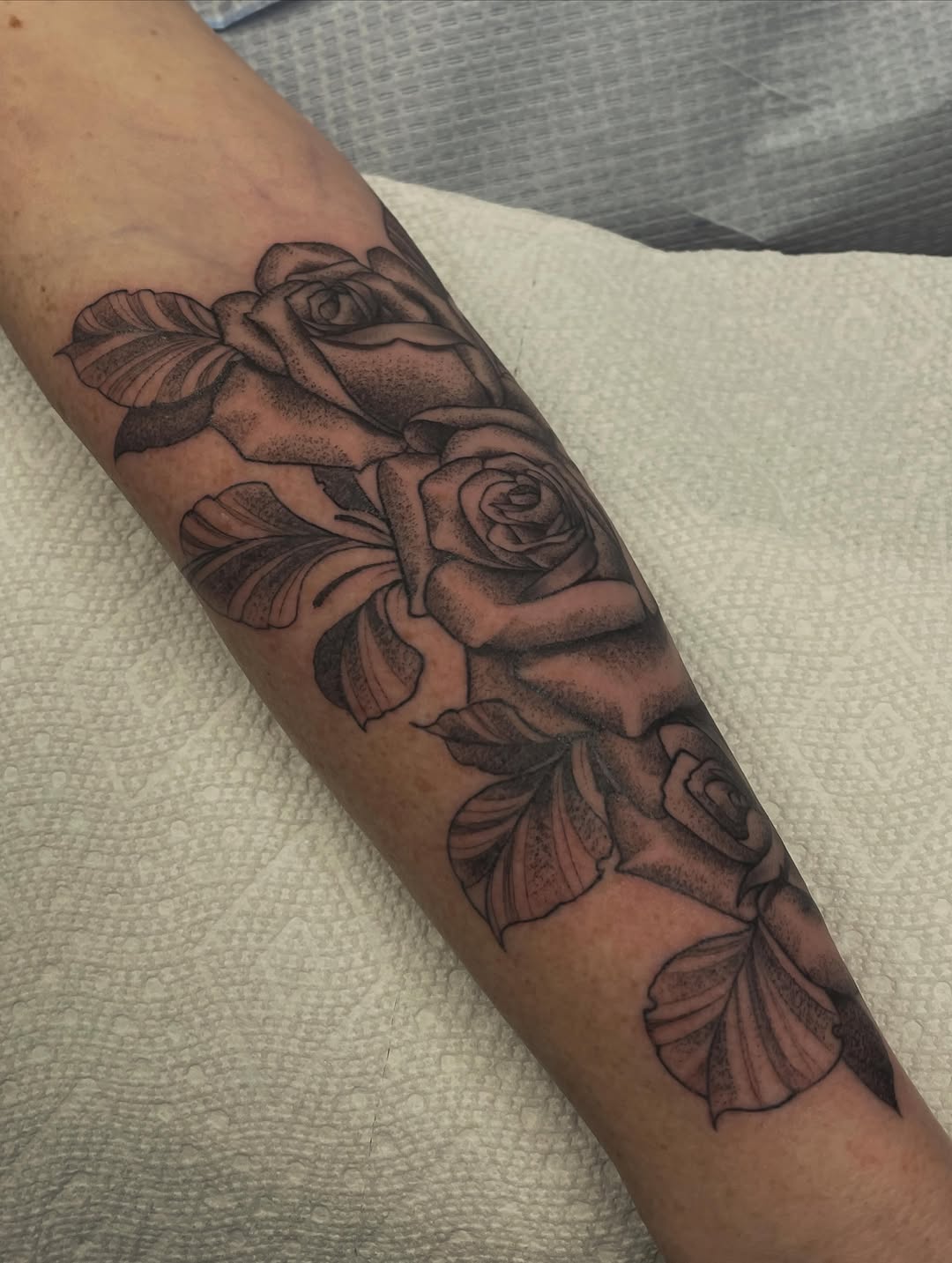 Tattoo by @andreyu187 — black_and_grey, illustrative
