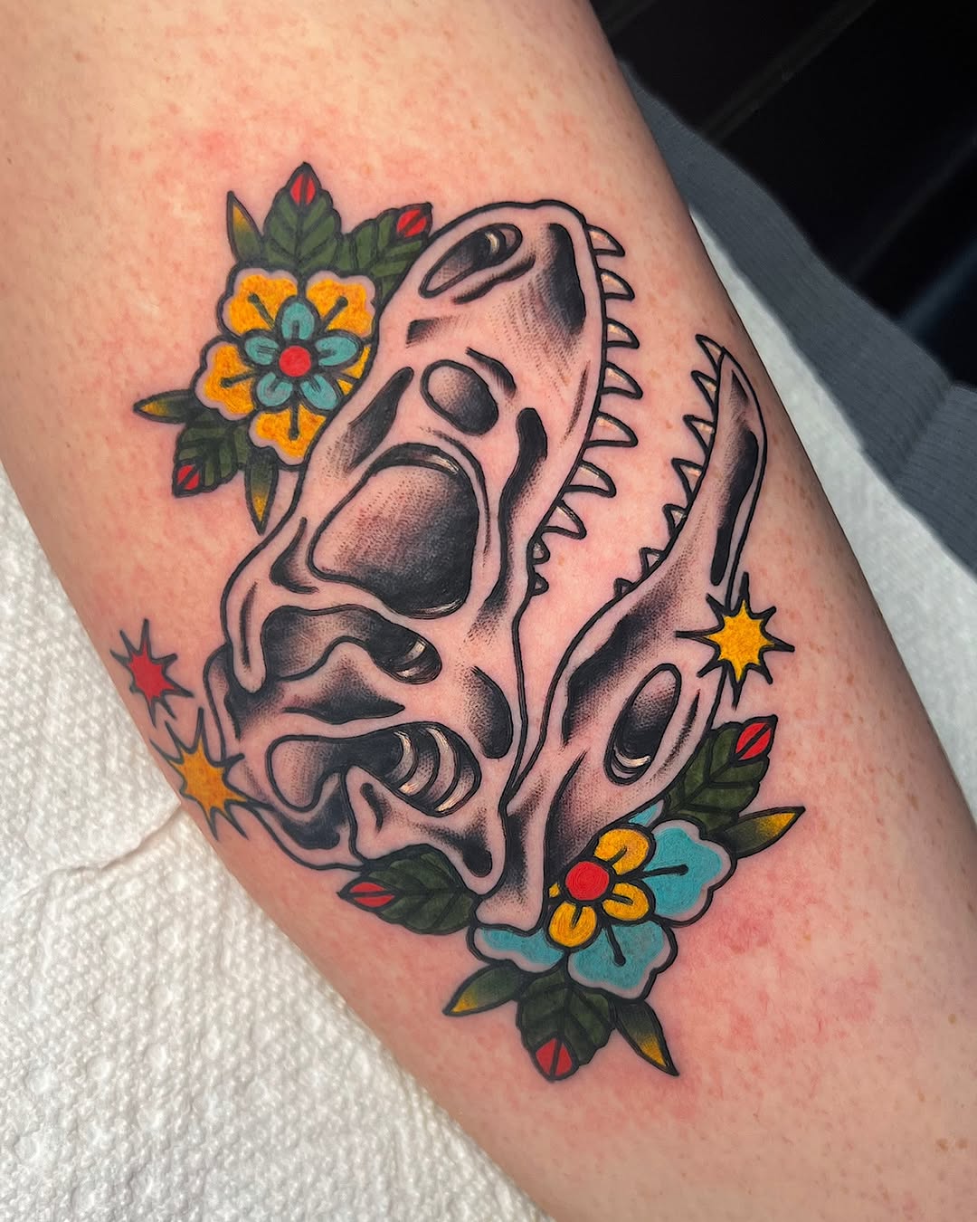 Tattoo by @shannonkeeleyy — american_traditional, black_and_grey
