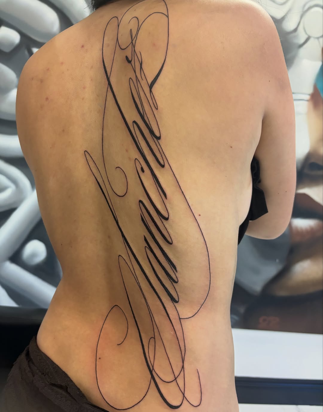 Tattoo by @t4no_one — lettering_script